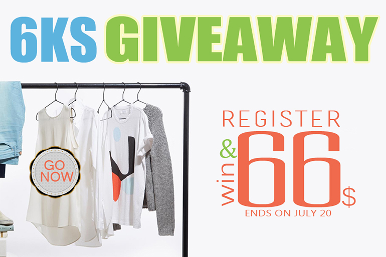 Giveaway by 6.KS – Win a 66$ voucher